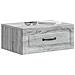 Mobiletto da notte a muro 2 pcs Grigio Sonoma 49 x 34,5 x 20 cm - Foto miniatura 2
