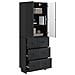 Set di armadi 2 pcs 66 x 34,5 x 90 cm Legno ingegnerizzato - Foto miniatura 2