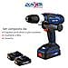 Trapano avvitatore elettrico 18 V batteria1300 mAh con valigetta accessori - Foto miniatura 2