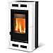 Stufa Legna FLO' Bianca Vent. 8Kw 7114500 - Foto miniatura 4