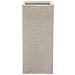 Vaso Da Fiori Rettangolare 26 X 26 X 60 Cm Beige Dion - Foto miniatura 6