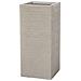 Vaso Da Fiori Rettangolare 26 X 26 X 60 Cm Beige Dion - Foto miniatura 18