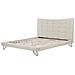 Letto Matrimoniale In Tessuto Beige 180 X 200 Cm Lannion - Foto miniatura 18