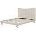 Letto Matrimoniale In Tessuto Beige 180 X 200 Cm Lannion - Foto miniatura 6