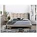 Letto Matrimoniale In Tessuto Beige 180 X 200 Cm Lannion - Foto miniatura 2