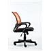 Sedia Ufficio Genius in Rete Traspirante I Sedia Pc Ergonomica Girevole Regolabile I Sedia Studio Imbottita con Braccioli e Ruote I Carico Max 120 kg Arancione - Foto miniatura 4