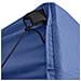 Gazebo Pieghevole Professionale 4 Pareti 2x2m Acciaio Blu - Foto miniatura 4