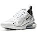 Air Max 270, Scarpe Da Corsa Uomo, Bianco / nero, 45 Eu - Foto miniatura 11