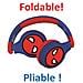 Spider-man Comode Cuffie Pieghevoli 2 In 1 Bluetooth E Cablate Per Bambini Con Limitazione Del Suono - - Foto miniatura 3