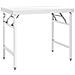 Tavolo da Lavoro Cucina Pieghevole 100x60x80 cm in Acciaio Inox - Foto miniatura 1