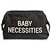 Borsa da Toilette Baby Necessities Nero e Oro - Foto miniatura 1