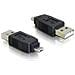 Adapter USB micro-A male to USB2.0 A-male USB micro-A USB 2.0 A Nero cavo di interfaccia e adattatore - Foto miniatura 1