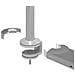 Viewlite Link Docking Station USB-C EUR - Opzione 802 Colore Argento / Bianco - Foto miniatura 4