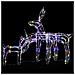 Decorazioni di Natale a Forma di Renne 3 pz 229 LED - Foto miniatura 2
