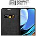 Custodia Compatibile Con Xiaomi Redmi 9t / Poco M3 In Nero Di Notte - Coperchio Protettiva Con Chiusura Magnetica, Funzione Stand E Tasca Per Le Carte - Foto miniatura 4