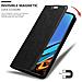 Custodia Compatibile Con Xiaomi Redmi 9t / Poco M3 In Nero Di Notte - Coperchio Protettiva Con Chiusura Magnetica, Funzione Stand E Tasca Per Le Carte - Foto miniatura 7