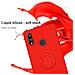 Cadorabo Custodia Compatibile Con Huawei P20 Lite In Liquid Rosso - Coperchio Protettivo In Silicone Tpu Flessibile Con Anello - Foto miniatura 3