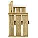 Panchina da Giardino 172 cm in Legno di Pino Impregnato - Foto miniatura 3