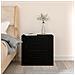 Comodino A Muro Nero 50x36x47 Cm - Foto miniatura 3