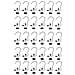 Appendiabiti Con Clip Acciaio Inossidabile 30-pack - Foto miniatura 1