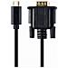 Adattatore Da Usb C A Vga Maschio A Maschio Nero In Blister - Foto miniatura 2