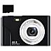 Fotocamera Digitale Da 48 Mp, Fhd 1080p, Zoom 16x, Scheda Di Memoria Da 32 Gb Black - Foto miniatura 7