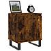 Comodini Rovere Fumo 2 Pz 40x30x50 Cm In Legno Multistrato - Foto miniatura 2