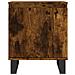 Comodini Rovere Fumo 2 Pz 40x30x50 Cm In Legno Multistrato - Foto miniatura 4