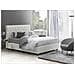 Letto Matrimoniale Claretta, Letto Contenitore E Testata In Ecopelle, 100% Made In Italy, Apertura Frontale, Bianco, Adatto A Materasso Da 160x190 Cm - Foto miniatura 4