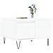 Tavolino Da Salotto Bianco 55x55x36,5 Cm In Legno Multistrato - Foto miniatura 3