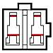 Connettori Per Indicatori Di Direzione, 2 Pz - Compatibile Per - Kawasaki - Foto miniatura 3