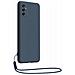Cover Per Samsung M52 5g Silicone Con Cordino Da Polso Abbinato, Blu Marine - Foto miniatura 1