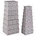 Set Di Scatole Per Sistemare Impilabili Cuori Cartone 15 Pezzi 35 X 16,5 X 43 Cm - Foto miniatura 1