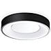 Plafoniera Contemporanea Planet Metallo Nero Led Integrato 17w 3000k Ip20 - Foto miniatura 1