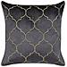 Set Di 2 Cuscini Alyssum Velluto 45 X 45 Cm Grigio Trama Trellis - Foto miniatura 2