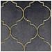 Set Di 2 Cuscini Alyssum Velluto 45 X 45 Cm Grigio Trama Trellis - Foto miniatura 4