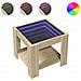 Tavolino Salotto Con Led Rovere Sonoma 53x53x45 Cm Multistrato - Foto miniatura 2