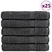 Asciugamani Sauna SOLUND 25 pz Antracite 80x200 cm 600gsm - Foto miniatura 1