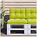 Cuscino Per Pallet Verde Brillante 60x40x12 Cm In Tessuto - Foto miniatura 1