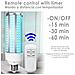Lampada Led Uvc Germicida + Ozono Con Attacco E27 E Telecomando. 8x8x20 Cm. Colore Bianco - Foto miniatura 6