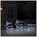 Lusso Casadino -  Renne E Slitta Decorazione Natalizia Per Esterni 576 Led - Foto miniatura 2