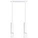 Sollux Lighting Lampada A Sospensione Liro 2 Bianco Sl.1692 - Moderno Lampada A Sospensione Bianco 125x33x6 Cm - Foto miniatura 1