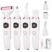 Set Rasoio Elettrico 4-in-1 Per Donna - Rimozione Indolore Di Peli Per Viso, Corpo, Naso E Sopracciglia White - Foto miniatura 4