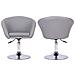 Sgabello Da Bar In Similpelle Grigio Gabin - Foto miniatura 4