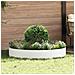 Vasi da giardino 5 pcs Bianco 120 x 120 x 20 cm Acciaio - Foto miniatura 2