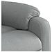 Poltrona reclinabile in tessuto grigio chiaro - Foto miniatura 8