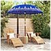 Parasol Balinese Blu 210-220 cm Cotone, legno massello - Foto miniatura 3