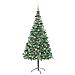 Albero di Natale artificiale Verde 210 cm PVC e Acciaio - Foto miniatura 3