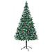 Albero di Natale artificiale Verde 210 cm PVC e Acciaio - Foto miniatura 5