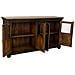 Credenza In Legno, Vetro E Metallo Marrone 170x40x90 - Foto miniatura 2
